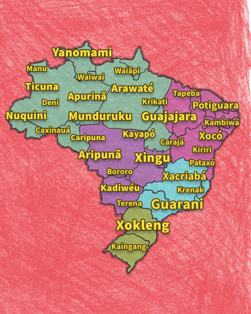7 atividades sobre povos indigenas para enriquecer sua aulaatividades sobre povos indigenas mapa brasil
